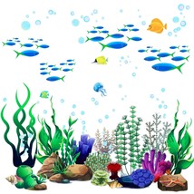 Under The Sea Wall Decals Coral Reef And Seaweed, Ocean Wall Decals Stickers, Un - £10.26 GBP