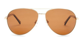$140 Ted Baker Aviator Sunglasses Gold 62-13-140 100% UV Protection Brow... - $66.08