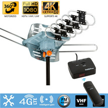 150 Miles Long Range Outdoor Amplified TV Antenna HD VHF/UHF Motor Rotat... - £22.58 GBP+