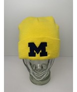 University of Michigan adidas Knit Hat Winter Cap Maize Yellow Block M OSFM - $17.41 CAD