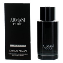 Armani Code by Giorgio Armani, 2.5 oz Eau De Toilette Refillable Spray for Men - $86.40