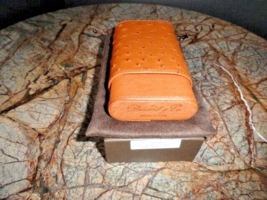 Brizard and Co. - The "Show Band" 3 Cigar Case Gordo - Ostrich Tan NIB image 6