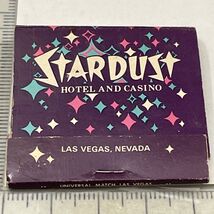 Vintage Stardust Hotel and Casino Matchbook Las Vegas NV Ephemera gmg - $7.92