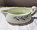 Vintage Homer Laughlin Made in USA M54N6 Pink Gray Berries Leaf Gravy Bo... - $6.88