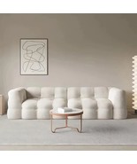 Minimalist Boucle Japandi Interior Sofa Nordic Wabisabi Lounge Living Fu... - $5,296.50