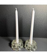 Clear Vintage Candle Holders [Item 852] - £23.67 GBP