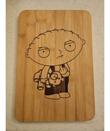 Family Guy Stewie Laser Engraved Cutting Board - $102.72 MXN