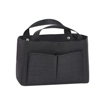 PURDORED  1 Pc Women Large Capacity Cosmetic Bag Handbag Inner Bag Multi... - £22.56 GBP