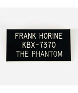 WWII Army Signal Corp Call Sign Name Tag Badge The Phantom KBX-7370 3.5&quot;... - $23.75