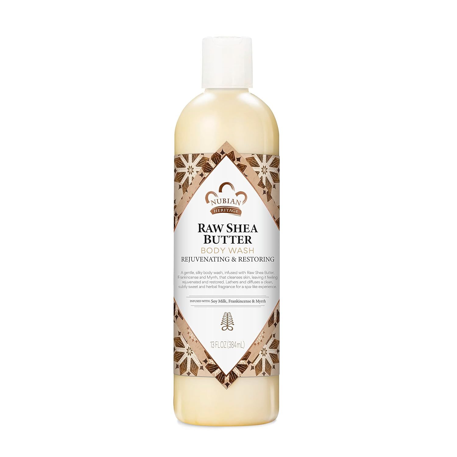 Nubian Heritage Body Wash Raw Shea Butter for Dry Skin Paraben Free Body Wash, 1 - £21.57 GBP