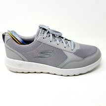 Skechers Go Walk Max Painted Sky Gray Mens Size 11 Extra Wide Casual Sneakers - £46.43 GBP