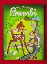 Walt Disney&#39;s BAMBI 1972 A Big Golden Book Hardcover 13th Printing Felix Salten - £10.89 GBP