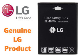 Genuine LG BL-40MN Battery (C395, Xpression C395, Rumor Reflex, &amp; More) - £14.10 GBP