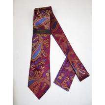 Mens Steven Land 100% Woven Silk Big Knot Tie and Hankie Set BW2411-05 Wine image 3
