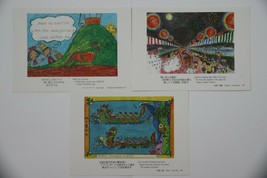 3 Japan Airlines JAL Foundation World Children`s Haiku Contest Postcard Card Lot - £7.86 GBP