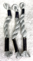 3 MINT Anchor Perle Pearl Cotton #234 Light Grey Embroidery Floss Vintag... - $8.42