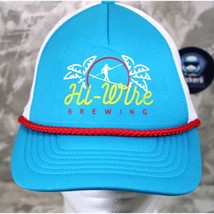 Hi-Wire Brewing Asheville NC Craft Brewery Foam Snap Back Hat Ball Cap - £6.71 GBP