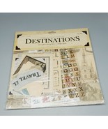 Paper Studio Scrapbooking Kit &quot;Destinations&quot;- Papers/Stickers/Die Cuts/T... - £8.53 GBP