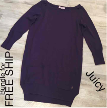 Juicy Couture Purple Sweater Dress L - £30.77 GBP
