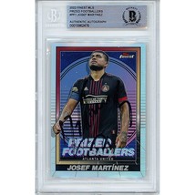 Josef Martinez Atlanta United Signed 2022 Topps Finest MLS BGS On-Card Auto Slab - £71.19 GBP