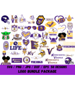 Minnesota Viking 50 SVG Bundle Package Design - $2.50