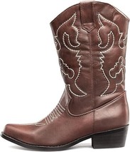 SheSole Women&#39;s Wide Calf Western Cowgirl Cowboy Boots - £34.17 GBP