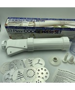 Progressive International 23 Piece Cookie Press Set Boxed 6 Nozzles 12 D... - $26.41 CAD