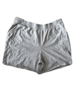 Ladies&#39; JMS Heather Gray Knit Shorts, 2X (18-20), Cotton/Poly, Flat Wais... - $19.16 CAD