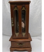 London Leather Wooden Necklace Ring Mirror Holder 15&quot; - €109,47 EUR