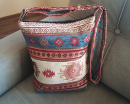 Handmade Shoulder Bag, Armenian Handbag, Ethnic Bag, Cross Body Bag, Carpet Bag - £34.86 GBP
