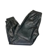 Mittoshop Women’s Faux Leather Joggers Size Medium Excellent Condition - $359.94 MXN