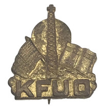 KFUO Radio Gospel St. Louis Missouri Pin Metal Gold Tone Vintage Christian - $15.91
