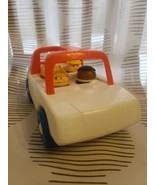 Vintage Little Tikes Chunky People Family Car With 4 Figures Red Roof - £17.90 GBP