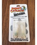 Junnie&#39;s CatTracker 2&quot; White Eggworm Soft Dipper Baits Fishing Lure - $25.64 CAD