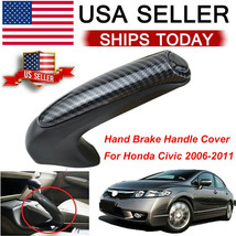 For Honda Civic Coupe Sedan 2006 - 2011 Carbon Fiber Front Hand Brake Trim Cover - £19.65 GBP