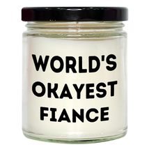 World&#39;s Okayest Fiance Fiance Gifts from Friends and Family for His Birthday Uni - £19.35 GBP