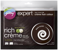 Godrej Expert Creme Hair Colour black Brown 20G+20Ml - £4.66 GBP