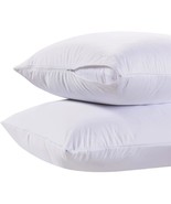 Zippered Style Pillow Case Cover - Luxury Hotel Collection 200 Thread Co... - £15.68 GBP