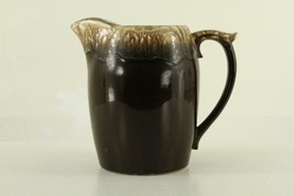 Vintage Nelson McCoy Pottery USA 7007 Brown Glazed Drip 80OZ Pitcher 8&quot; Tall - £16.16 GBP