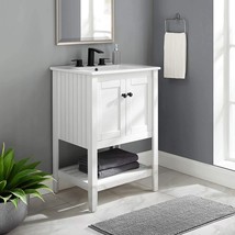 White, 24 Inch Modway Prestige Bathroom Vanity. - £283.66 GBP