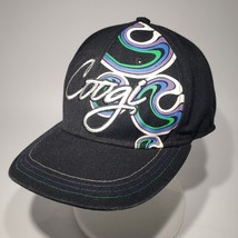 COOGI Fitted Baseball Cap Hat Size 7.5 7 1/2 Embroidered Logo w Stickers... - £15.14 GBP