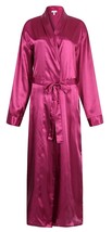 RH Mens Long Silk Satin Robe Robes Nightgown Kimono Pajamas Great Gift RHM2840 - £14.88 GBP