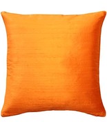 Sankara 100% Natural Dupioni Fine Silk Decorative Throw Pillow with Inse... - $44.95