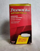 TYLENOL Arthritis Pain 650mg Caplets - 100 Count Exp 04/2026+ - £9.35 GBP