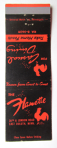 The Flamette - East Duluth, Minnesota Restaurant 20 Strike Matchbook Cover MN - £1.39 GBP