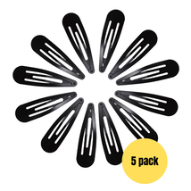Hair Accessories Black Metal Tic Tac Hair Clips for Women &amp; Girls (5 pack) - $31.89