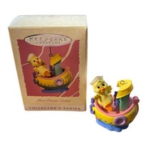 Vintage Hallmark Keepsake Easter Ornament Here Comes Easter 1997 Duck Baby Chick - £7.89 GBP