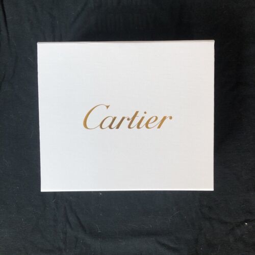 Cartier box rectangle medium magnetic closure empty white - $21.77