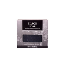 Plantlife Black Soap with Activated Charcoal, 4.5 Ounces - $9.99