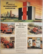 1947 Print Ad International Harvester Tractor, Crawler & Stake Truck Chicago,IL - £16.38 GBP